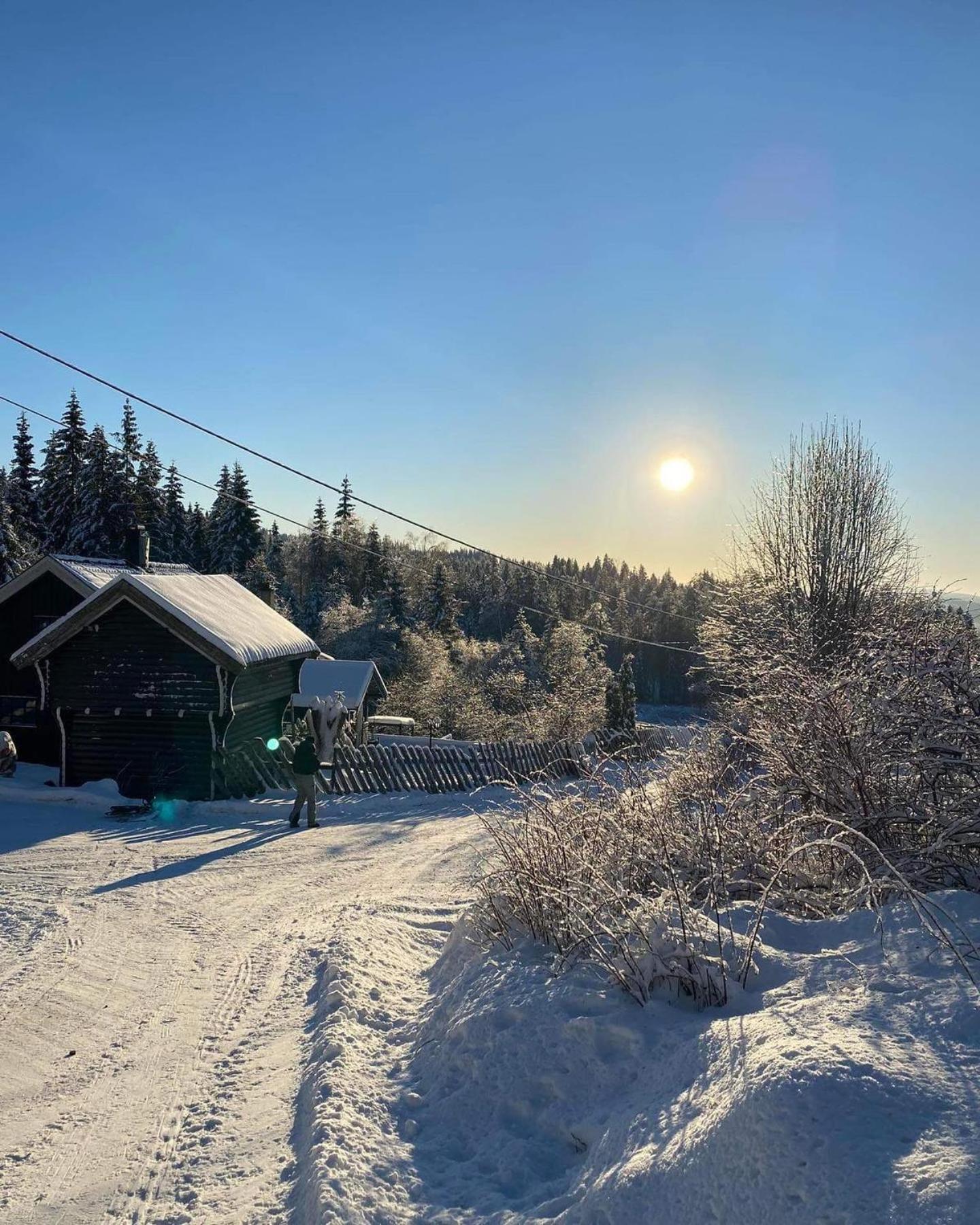 Eidsvoll Stabbur Steinbekken, Back To Basic Primitive Overnight מראה חיצוני תמונה